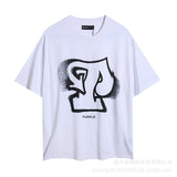 Purple Brand T ShirtsPurple Micro Label Letter Pattern Printed Short Sleeve T-Shirt