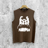 Purple Brand Tank T Shirts Sleeveless T-shirt Vest