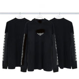 Mens T-shirts Paris Double B Double Embroidery Long Sleeve T-Shirt Loose