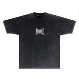Purple Brand Distressed T Shirts Short Sleeve