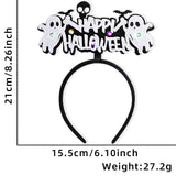 Halloween headband Halloween Light-Up Headband – Glowing Ghost & Bat Party Accessory