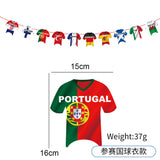 Themed Party Supplies Soccer Pennant Banner – World Cup Party Decoration for Bars & Clubs