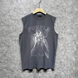 Purple Brand Tank T Shirts Sleeveless T-shirt Vest