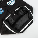 Off White Jacket Autumn OW Heavy Industries Cartoon Pattern Embroidered Woolen Jacket