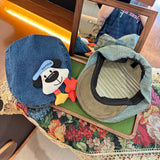 Y2k hot girl hat heavy industry cute puppy doll cowboy summer duck tongue beret hat