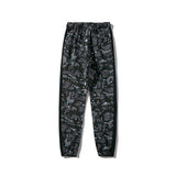 Bathing Ape Pants Shark Head Luminous Starry Sky Casual Pants