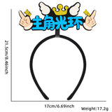 Themed Party Supplies School Sports Day Cheer Headband – Class Spirit Prop for Competitions, Exams, and Celebrations