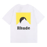 Rhude T Shirt Sunset Printed Short Sleeve T-Shirt