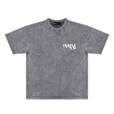 Purple Brand Distressed T Shirts Short Sleeve