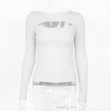 Women Tops Fashion Breathable Long Sleeves Top (ZJ0415)