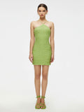 Women Dresses Feel the Green Vitality in the Forest in Summer