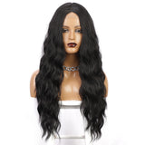 Women's Wigs Middle Part Long Curly Lace Front Wig