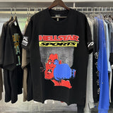 Hellstar T Shirt Knock-out Summer Short Sleeve T-Shirt