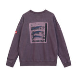 C.e sweatshirt spring & fall c.e double patch batik round neck pullover sweatshirt