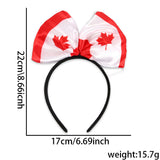 Themed Party Supplies 2026 US-Canada-Mexico World Cup Fan Headband – National Flag Bow Cheerleading Accessory