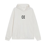 C.e hoodie fall and winter c.e casual design pullover hooded sweatshirt