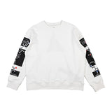 C.e sweatshirt autumn winter c.e creative pattern round neck pullover sweatshirt