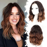 Women's Wigs Silicone Net 4X1 Lace Graduation Short Bob Curly Lace Wig