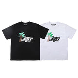 Palm Angels T Shirts Coconut Letter Logo Short Sleeve T-Shirt