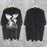 Purple Brand Distressed T Shirts Short Sleeve