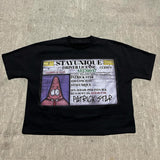 Street Unisex T-shirt Hip Hop Patrick Star T-shirt