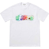 Men T-shirts WATERCOLOR TEE watercolor ink short-sleeved T-shirts loose and casual