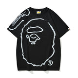Bathing Ape T-Shirt Summer Ape Man Short Sleeve T-Shirt