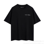 Purple Brand T ShirtsPurple Micro Label Letter Pattern Printed Short Sleeve T-Shirt