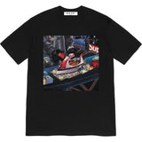 Men T-shirts 2022Gas Tee Cartoon pattern hot stamping iron short sleeve T-shirt loose