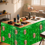 Themed Party Supplies American Football Fringe Table Skirt – Kids Birthday Party Table Decoration