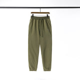 Bathing Ape Pants Autumn and Winter Ape Head Embroidered Label Men's Solid Color Trousers Casual Pants