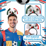 Themed Party Supplies 2026 US-Canada-Mexico World Cup Fan Headband – National Flag Bow Cheerleading Accessory