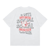 ANTI SOCIAL CLUB T-Shirt Print Casual