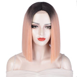Women'S Wigs Short Bob Lace Front Synthetic Wig