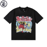Hellstar T Shirt Summer Loose Pullover Short Sleeve T-Shirt part 2