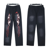 Hellstar Hoodie & Pants Wash Water Make Old Hoodies Sweater Trousers