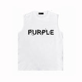 Purple Brand Tank T Shirts Sleeveless T-shirt Vest