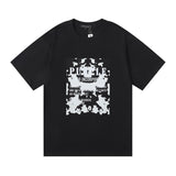 Purple Brand T Shirts Purple Micro Label Letter Pattern Printed Short Sleeve T-Shirt
