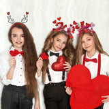 Themed Party Supplies Valentine's Day Heart Headband – Wedding, Bachelorette Party & Photo Prop