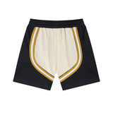 Rhude Shorts Striped Color Matching Tether Shorts