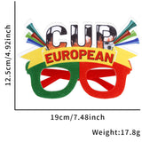 Themed Party Supplies Germany Euro Cup Fan Glasses - Football Theme 24-Team Supporter Prop