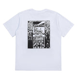 C.e t shirts reflective cinema pattern round neck pullover short sleeve men and women