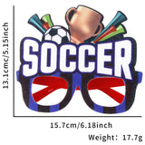 Themed Party Supplies Germany Euro Cup Fan Glasses - Football Theme 24-Team Supporter Prop