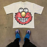 Street Unisex T-shirt Anime Pattern T-shirt