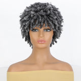 Women's Wigs Puffy Short Dreadlock Synthetic Wig
