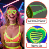 Themed Party Supplies Neon Theme Party Felt Glasses – Kids Birthday Photo Props
