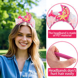 Themed Party Supplies Sequin Mermaid Tail Headband – Ocean Theme Birthday Party Decoration with Dolphin, Starfish & Mesh