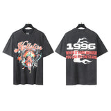 Hellstar T Shirt Washing Water Black Series Printed Short Sleeve T-Shirt