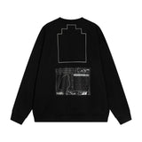 C.e sweatshirt creative pattern patch round neck pullover for men and women