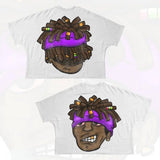 Street Unisex T-shirt Cartoon Portrait Pattern Street Tee